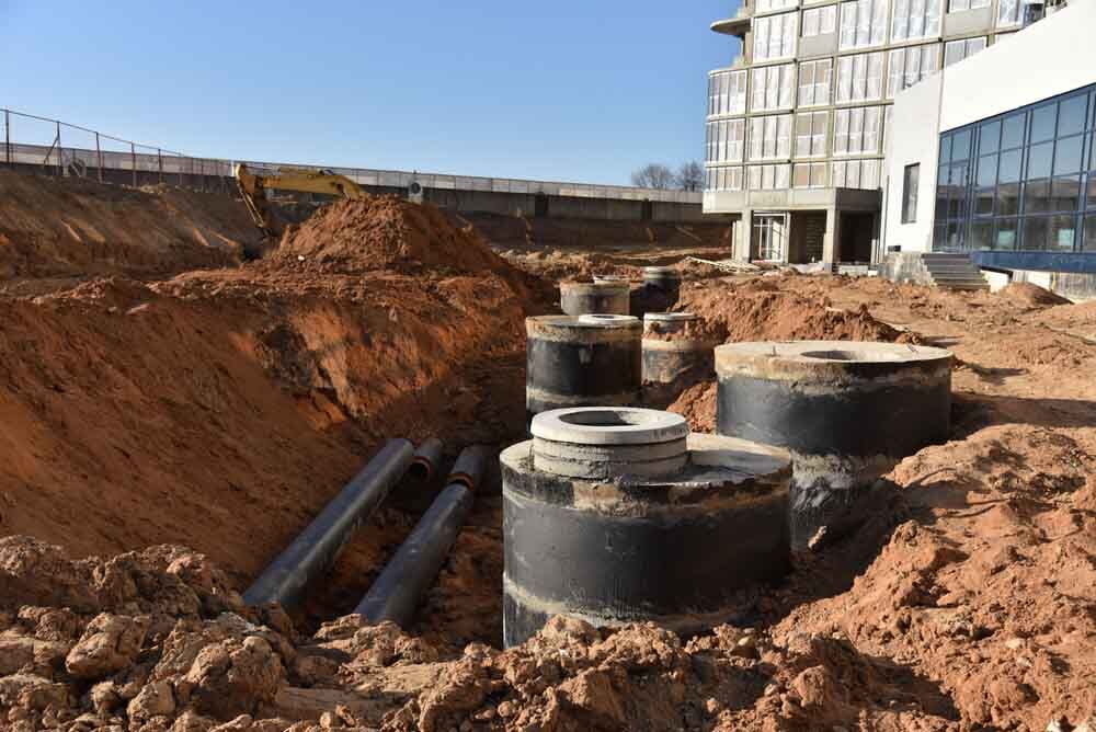 damaged commercial or industrial building’s sewer pipes damaged commercial or industrial building’s sewer pipes